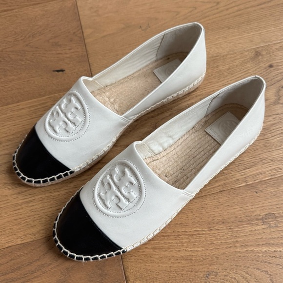 Tory Burch Shoes - Tory Burch Benton Color-Block Espadrille - Black & White - Size 9.5 - NWOT